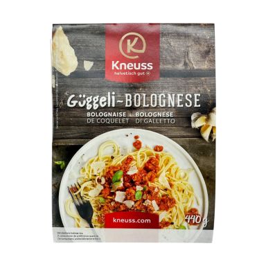 KNEUSS Güggeli Bolognese by Ospelt 440g
