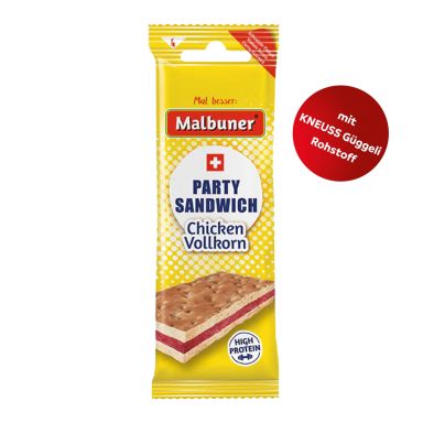 Malbuner Party Sandwich Poulet-Vollkorn