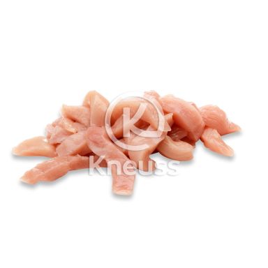 Poulet-Brust in Streifen assortiert