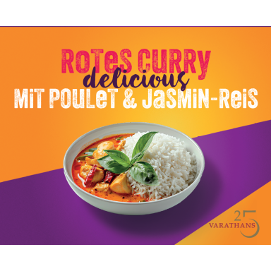 Varathan Curry mit Reis